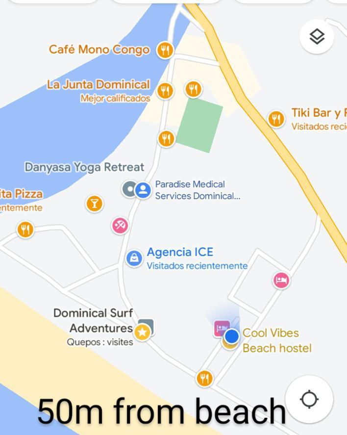 Cool Vibes Beach Hostel Dominical Exterior photo